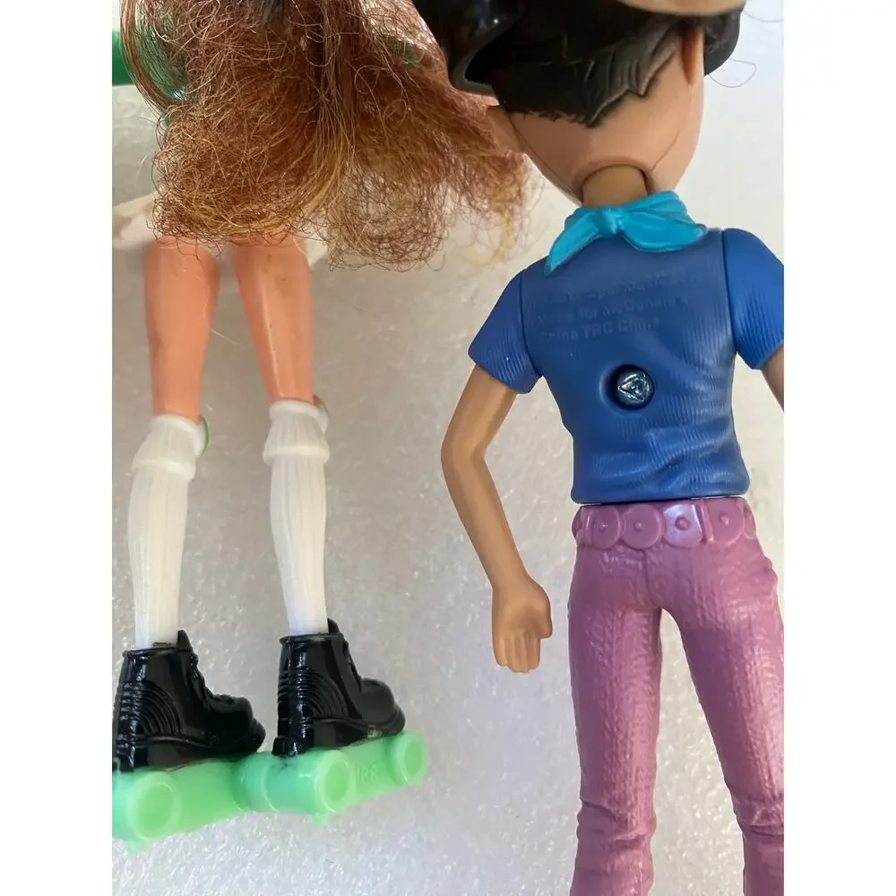 2007 Mattel Barbie McDonald's Happy Meal mini fashion and roller-skating figures